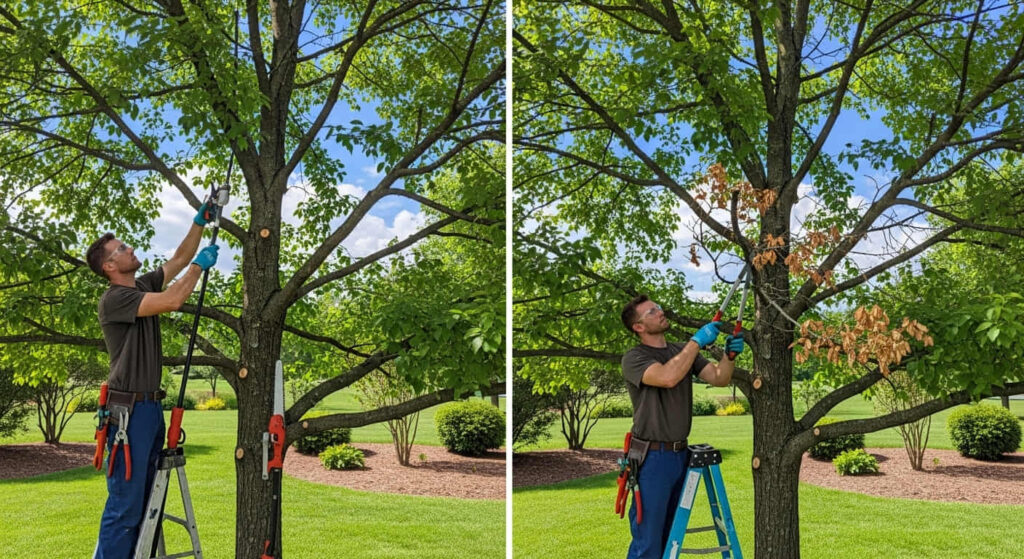 Tree Trimming vs. Tree Pruning