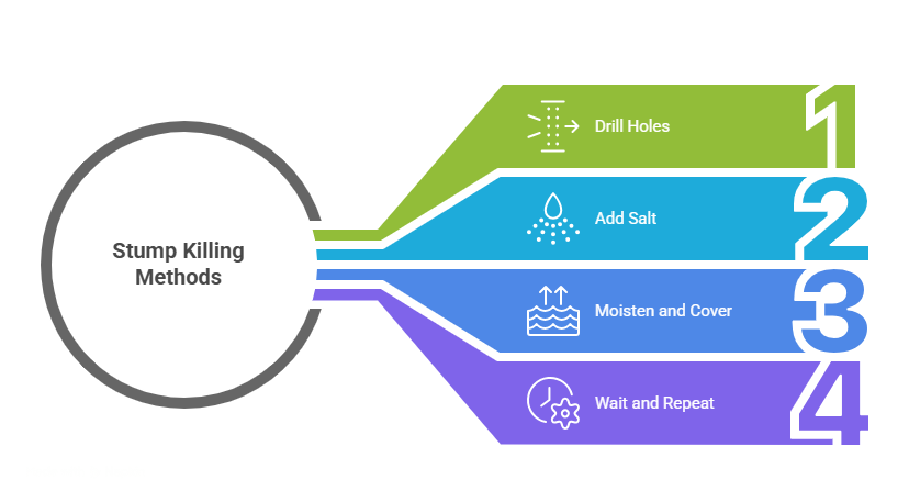 Salt and Chemical Stump Killers