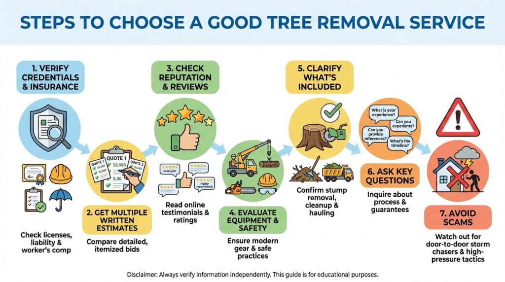 choose good tree removal service
