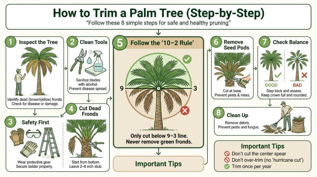 How to Trim a Palm Tree