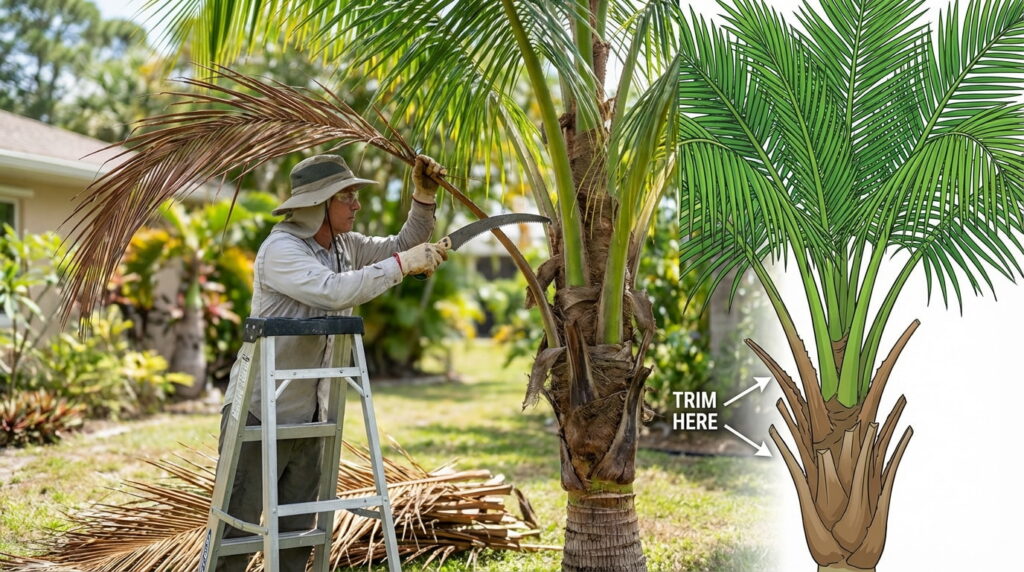 Trim a Palm Tree