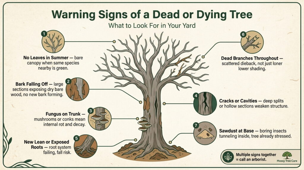 Warning Signs of a Dead or Dying Tree