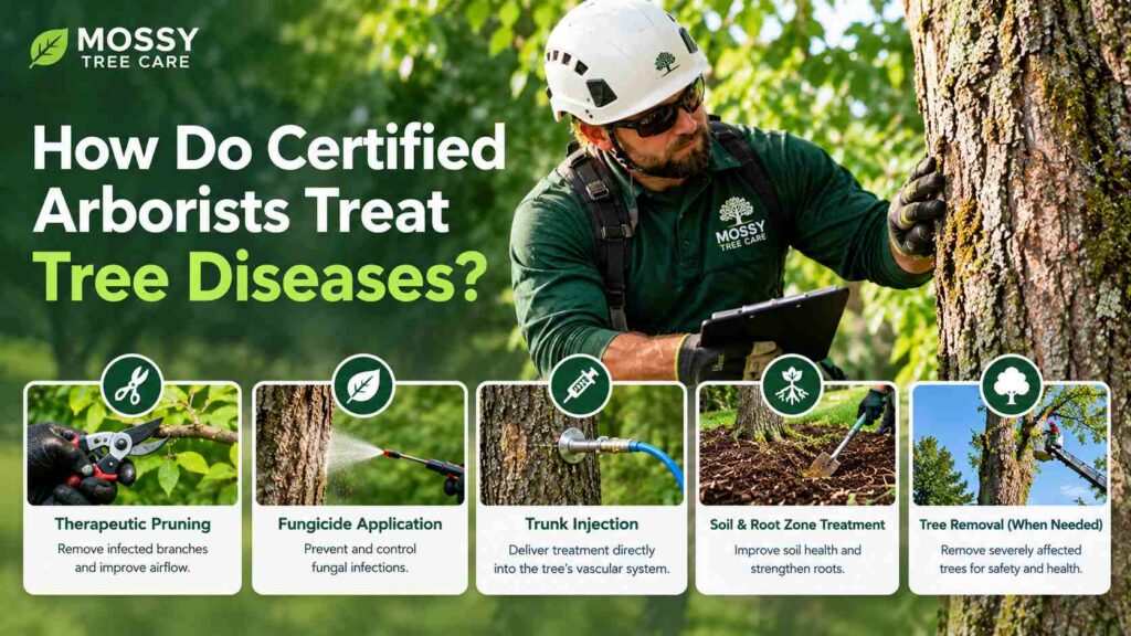 Certified Arborists Treat Tree Diseases
